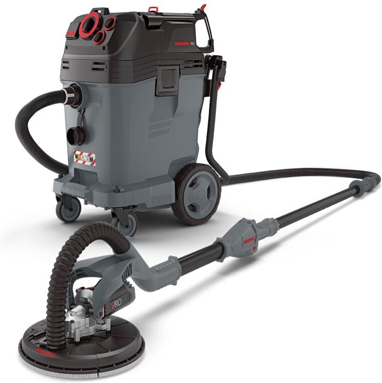 Trockenbau Schleifsystem Dustfree mit lhs 225 pro vario + vcm 550 pro - Menzer