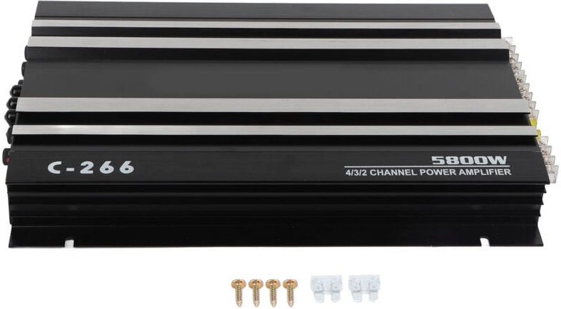 5800W 12V Hochleistungs-Autoverstärker Hi-Fi tragbarer Audio-Stereo-Sound-Subwoofer - Eosnow