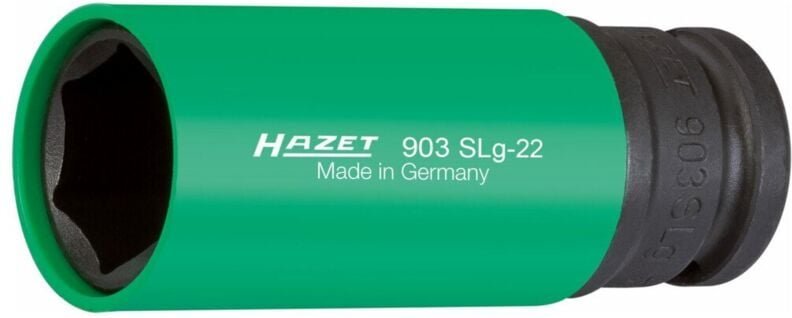 Schlag-, Maschinenschrauber Steckschlüsseleinsatz 903SLG-22, 1/2 (12,5 mm) Vierkant hohl, Außen Sechskant-Tractionsprofi...