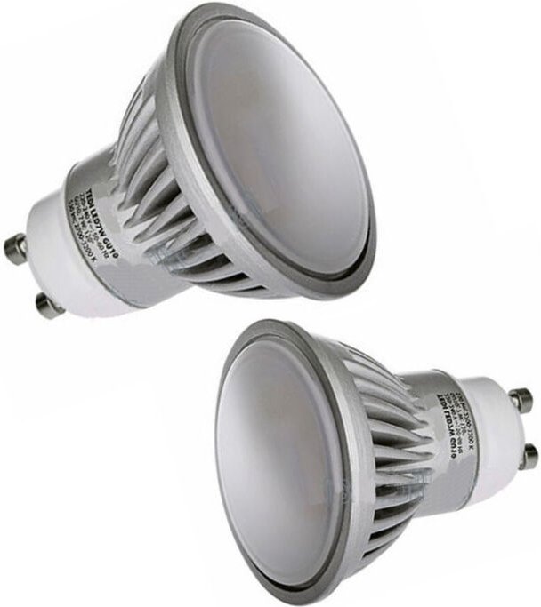 Trade Shop Traesio - Trade Shop - Strahler Lampe led Birne smd 7W GU10 Kaltes warmes Licht 610 lmn -