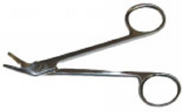 120 mm Juwelierschere mit gebogenen Klingen OUTIFRANCE