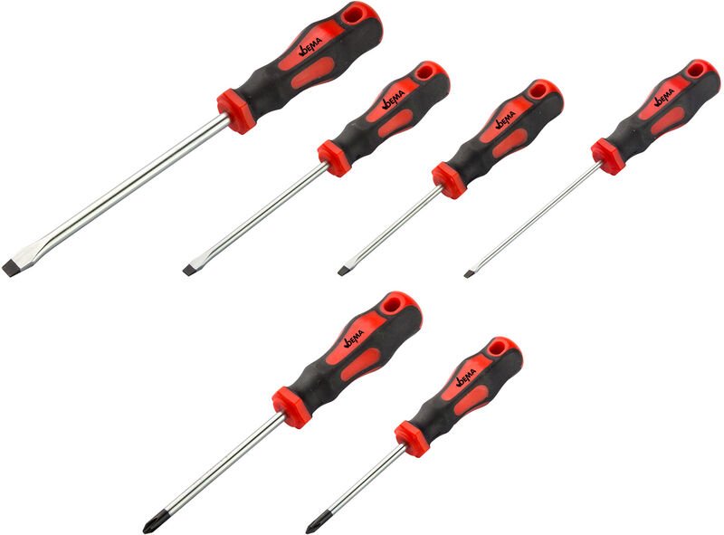 Dema - Schlitz Kreuz Schraubendreher Schraubenzieher Satz 6tlg. Schraubendrehersatz Set
