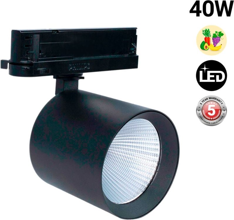 Barcelona Led - led 3-Phasen-Schienenstrahler 40W - Obst und Gemüse - Philips