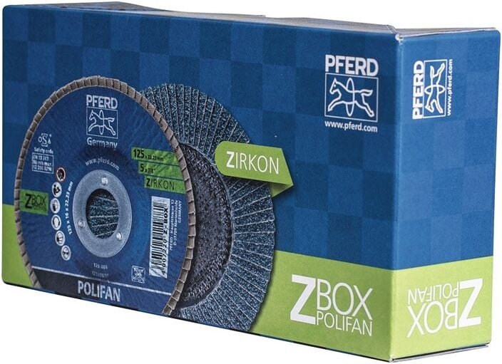 Thumbnail - Pferd - tools 69300935 Fächerscheibe polifan z start steelox ø 125 mm Körnung Z-60