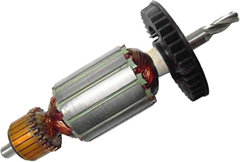 Trade-shop - Anker Rotor mit Lüfter für Bosch Schlagbohrmaschine PSB400, PSB400-2 - 2604011007 / Ersatz Rotor zum Austau...