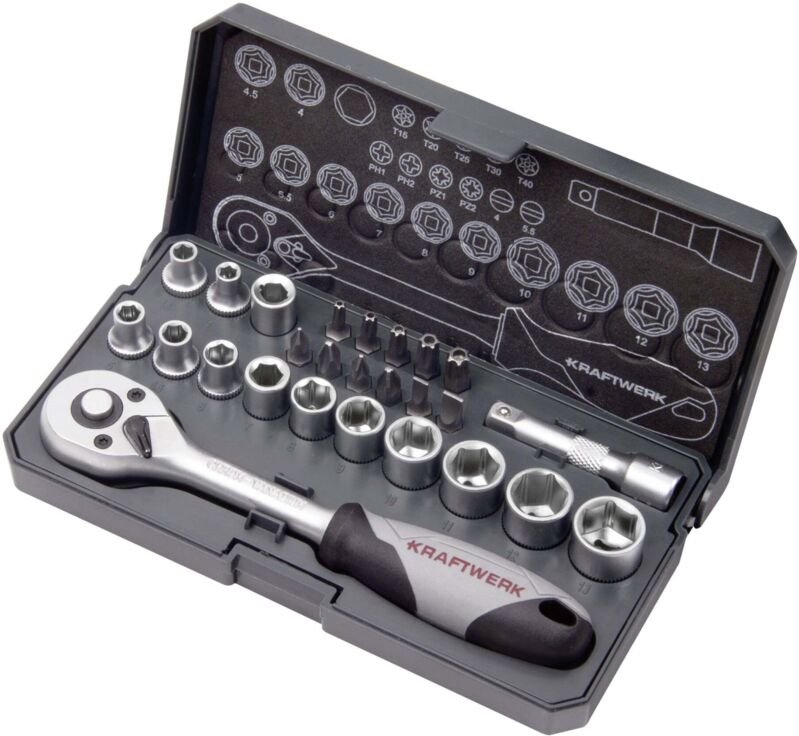 Thumbnail - Steckschlüssel-Satz, Basic, 1/4', 26-tlg.