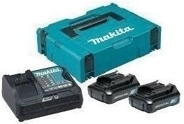 Zestaw zasilający 12v 2x1,5ah (bl1016x2+dc10sb) makpac - Makita