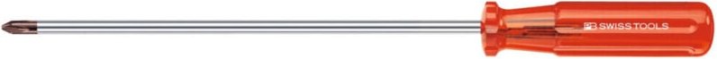 PB Swiss Tools Langer Schraubendreher für Phillips mit Kunststoffheft 1/200 mm