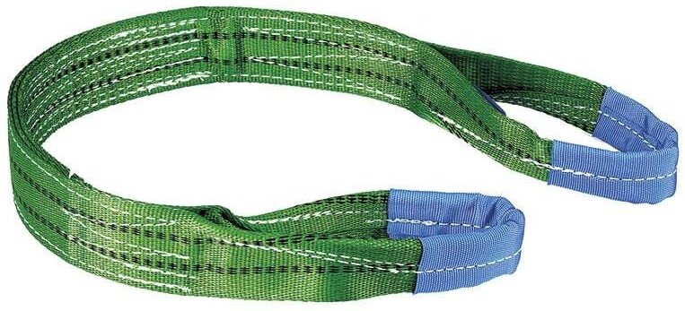 Flache Polyesterschlingen zum Heben von 2 Tonnen auf 2 m Fervi 2/2000
