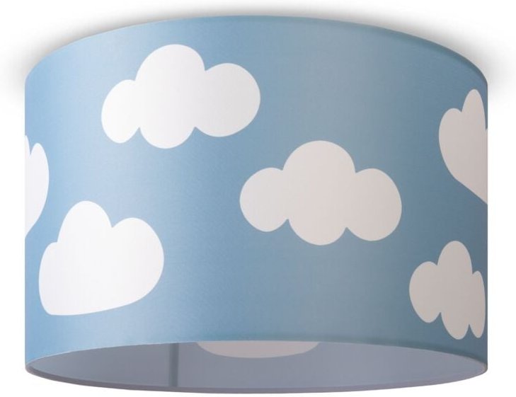 Paco Home Deckenlampe Kinderzimmer Pendelleuchte Baby Lampenschirm Stoff Rund Sterne Design 9 (Ø45,5 cm), Deckenleuchte ...