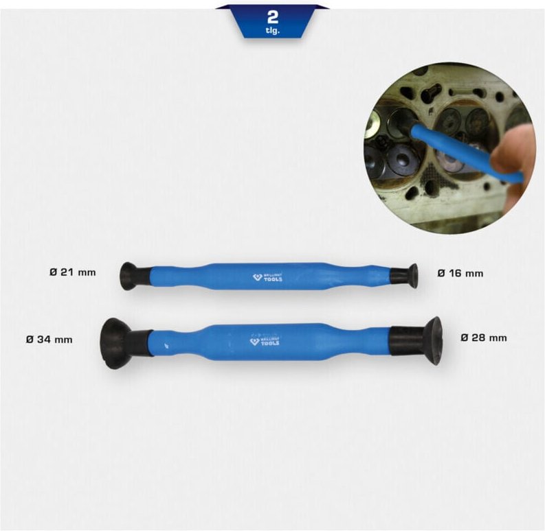 Brilliant Tools - Ventilläpper-Satz 2tlg. - BT546000