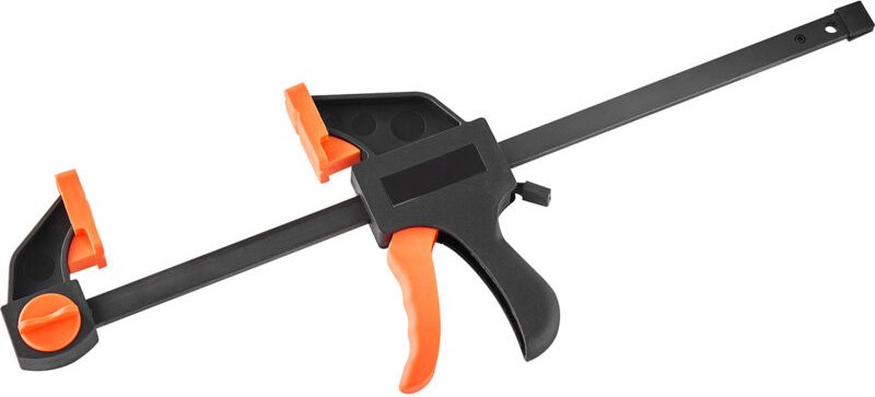 Mophorn Stangenklemmen für Holzbearbeitung, 4 Stück (30,48 cm / 15,24 cm Spannweite), Schnellspann-F-Klemme mit 70 kg Be...