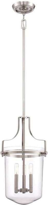 Elstead - Penn Station - 3 Licht Deckenanhänger Nickel gebürstet, E14