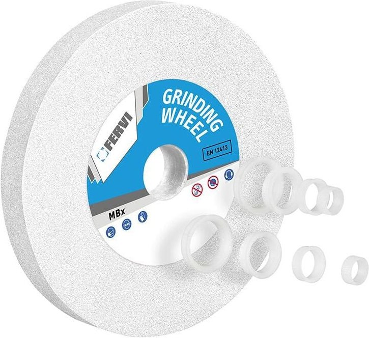 Schleifscheibe aus weissem Korund Fervi mb04/60