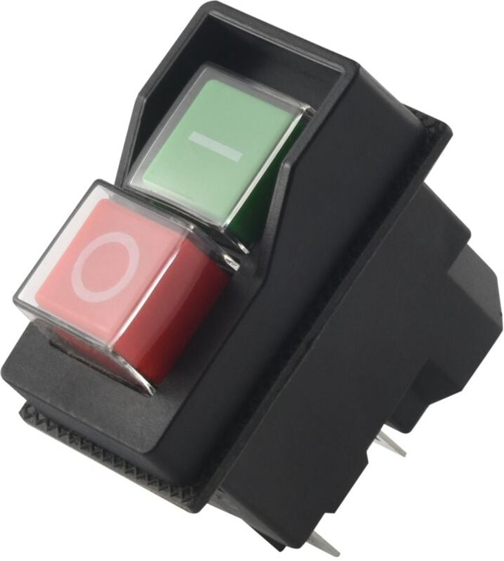 Wasserdichter elektromagnetischer Drucktastenschalter 5-polig KJD17 220-240 v Spule Magnetische Sicherheitsschalter für ...