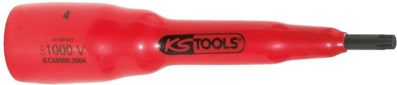 Ks Tools 3/8 Bit-Stecknuss mit Schutzisolierung für Vielzahn(XZN)-Schrauben, M8