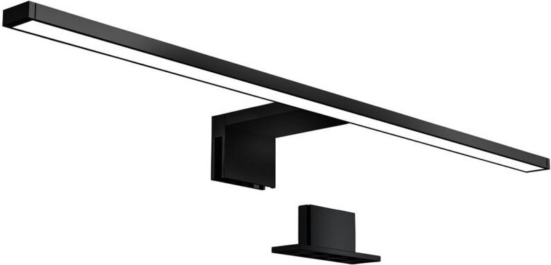 B.k.licht - Spiegelleuchte - 8W, 780lm, led, 2 in 1 Montage, 60cm, neutralweiß, schwarz