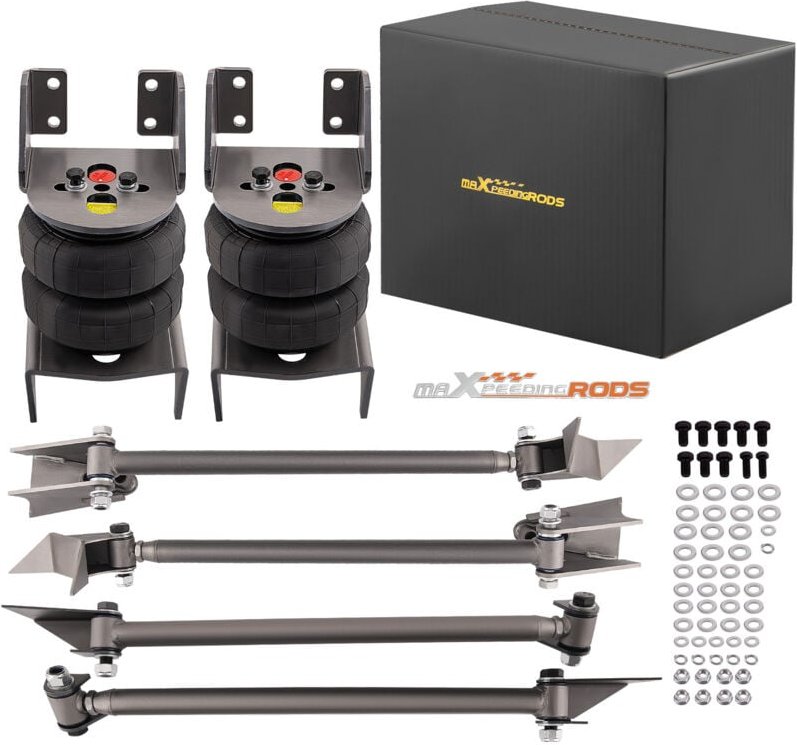 Universal Hintern Trianguliert 4 Link Kit 2500lbs Luftbalg for Pickup Trucks