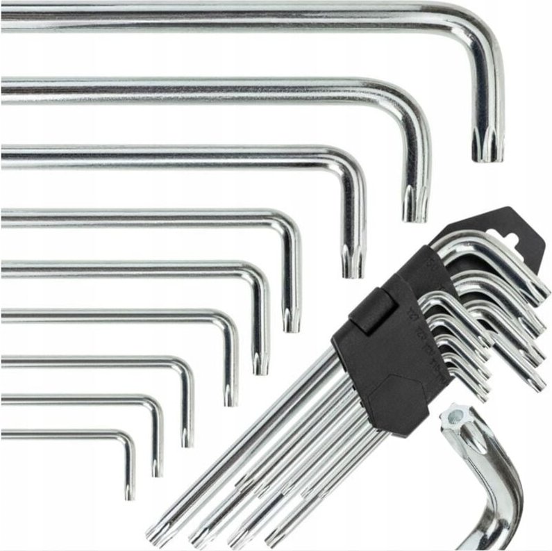 Torx "l" Inbusschlüssel Mit Loch Stern T10-T50 9-Teiliger Satz