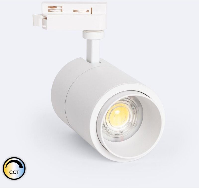 1-Phasenstromschiene LED-Strahler 30W Dimmbar cct Pulyx Weiß