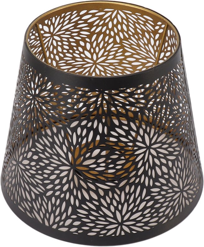 Lampenschirm aus Metall, E26, E27, Waldbaum-Stil, ausgehöhlter dekorativer Lampenschirm aus Eisen mit innerem Goldmuster...