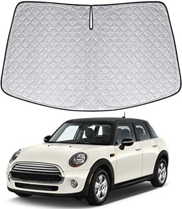 Ersatz-Sonnenschutz für die Windschutzscheibe des Mini Cooper 2015–2024 F55 F56 F57, faltbarer Sonnenschutz für die Wind...