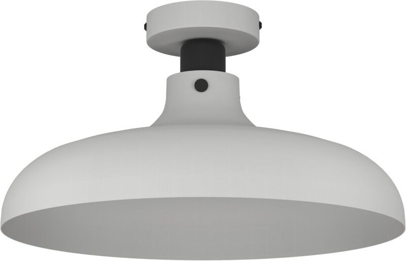 EGLO Deckenleuchte Matlock, minimalistische Deckenlampe, Deckenbeleuchtung für Küche und Flur, Metall in Grau und Schwar...
