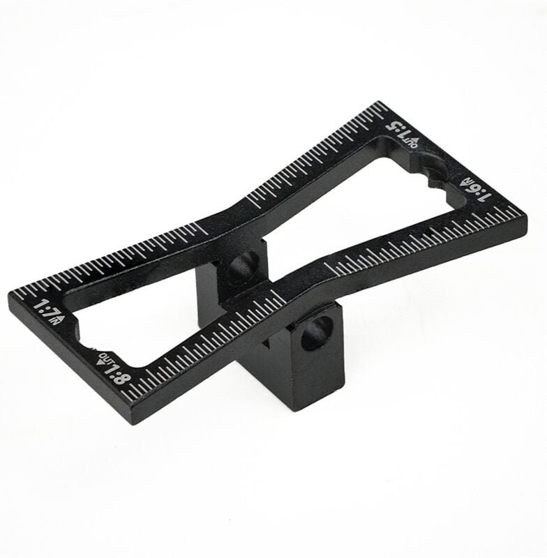 Schwalbenschwanzmarkierung, Aluminiumlegierung, Holzbearbeitung, Schablonenwerkzeug, Kleine DIY-Holzbearbeitungswerkzeug...