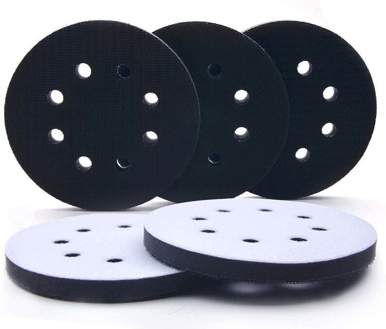 Ahlsen 5-Zoll-weiches Schleifpad, weiches Schleifpad, Schnittstellenkissenpolster, geeignet für pneumatische und elektri...