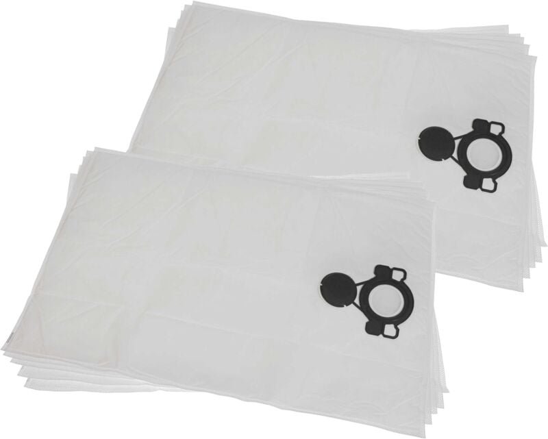 10x Staubsaugerbeutel kompatibel mit Nilfisk Flex s 44 l ac, S44 Staubsauger - Mikrovlies, 52,5cm x 39cm Weiss - Vhbw
