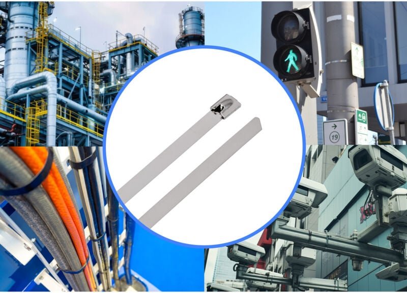 Tru Components - TC-12656580 Stahlkabelbinder 520 mm 7.9 mm aisi 316 100 St.