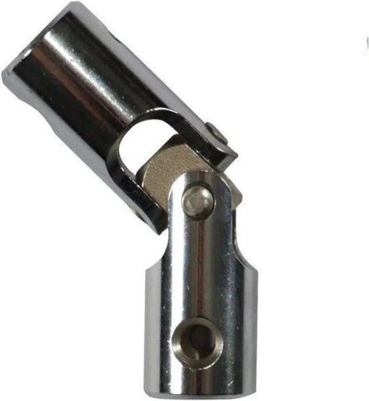 Knieschutz, Rollladengelenk, für 10 mm Sechskantschaft und 12 mm Stange, verchromter Stahl