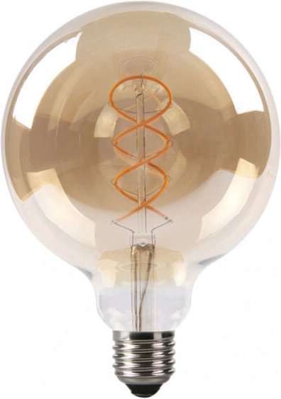 Fabrilamp - Filamen.geflochtene Glühbirne 17x12d 4w 250lm E27 Amber 2200k