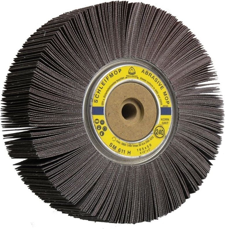 Thumbnail - Sm 611 h Schleifmopräder ls 309 x, 165 x 25 x 13 mm Korn 240 - Klingspor