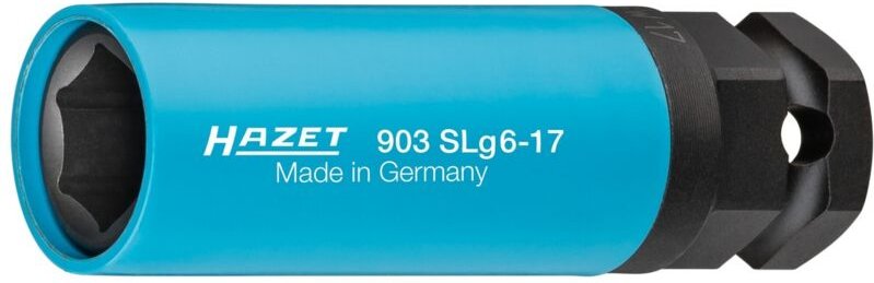 Schlag-, Maschinenschrauber Steckschlüsseleinsatz, Außen-Sechskant-Tractionsprofil, sw 17, 85 mm lang - Hazet