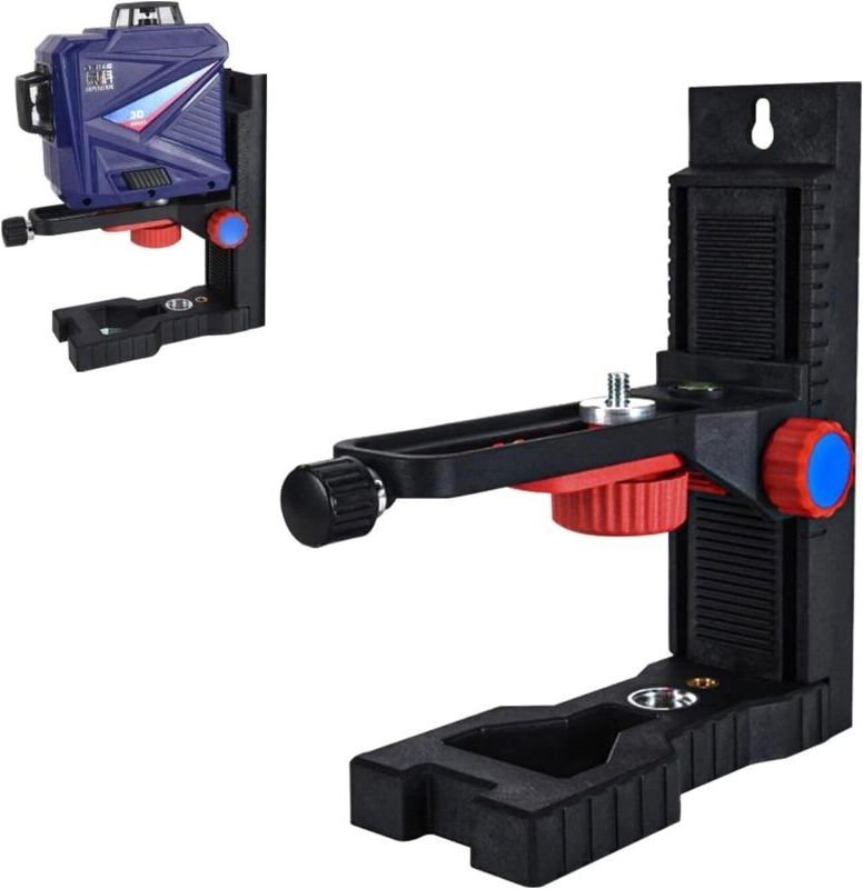 (17 × 13 × 6 cm) Multi-Stütz-Nivellierhalterung für Laser, Laser-Nivellierhalterung, Laser-Nivellieradapter à 360°, Magn...