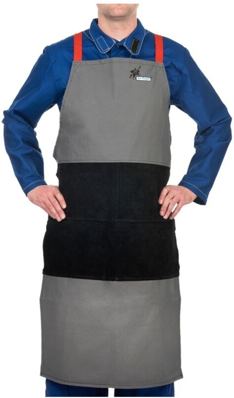 ELMAG Schweißerschürze WELDAS 38-4442 Arc Knight Gr. 60 x 107 cm / mit Hosenträger