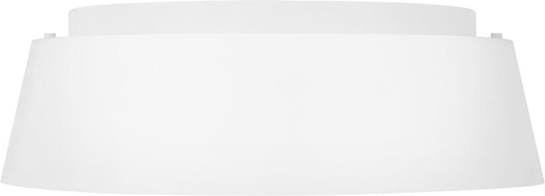 Elstead Asher 3 Light Flush Deckenleuchte, Matt White, E14