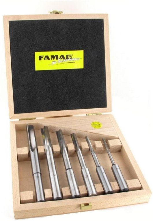 Langlochbohrer Langlochfräsbohrer 6-teilig 6 8 10 12 14 16 mm 160160600 - Famag
