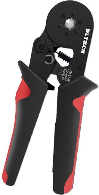 Crimpzange Aderendhülsen 0,25-6mm², Aderendhülsenzange Vierkant Crimpzange Presszange für Isolierte Unisolierte Aderendh...