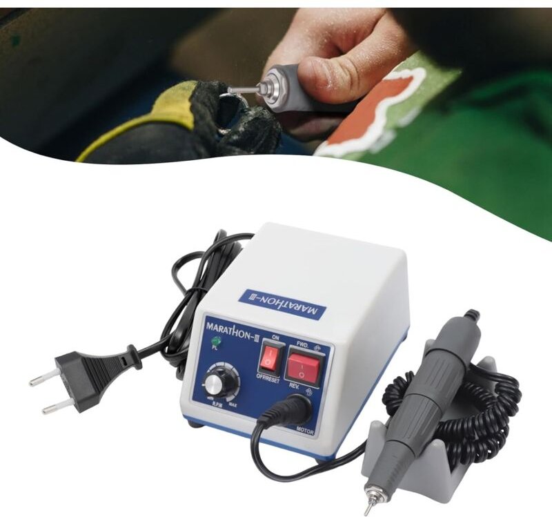 N3 Laboratorium Mikromotor 0-35000 U/min Mic Motor Schleifen und Polieren im Labor tragbar für Zahnärzte / Handwerk Schn...