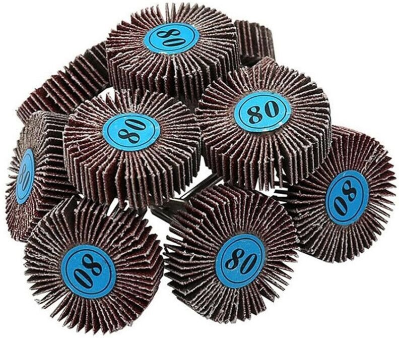 Packung mit 20 Schleifscheiben für Dremel Akku-Bohrmaschinen – Körnung 80