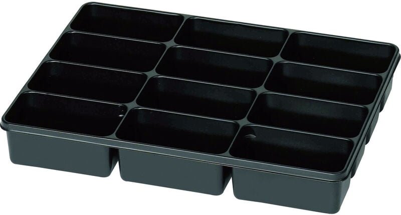 Sortimentskasten (l x b x h) 335 x 235 x 50 mm Anzahl Fächer: 12 feste Unterteilung Inhalt 1 St.