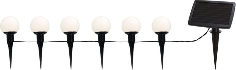 Trading Solarlichterkette Globus, Solar, led, Warmweiß, Dämmerungssensor, 5 Meter - Star