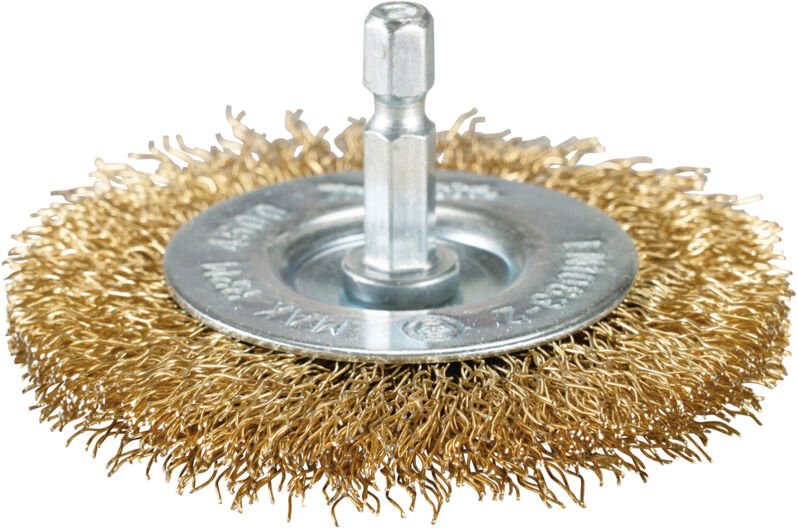 Rundbürste 75 mm Messing 1/4" - D-73689 - Makita