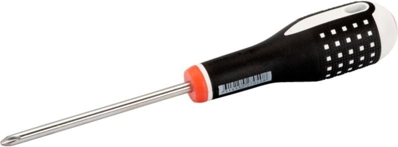 Bahco ERGO Phillips-Schraubendreher aus Edelstahl, mit 3-Komponentengriff, PH0 x 60 mm