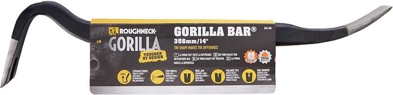 Roughneck Brecheisen Gorilla Bar Junior 14" Länge 350 mm Stahl geschmiedet