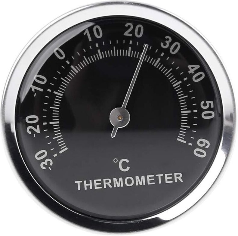 Thumbnail - Lablanc - 58 mm Mini-Autothermometer, langlebig, stark, analog, mechanisch, mit Aufkleber
