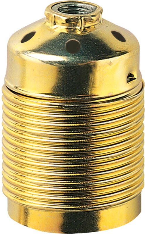 VIMAR - 02143 E27 Lampenfassung M10x1 cm + Messingschraube/Gewinde