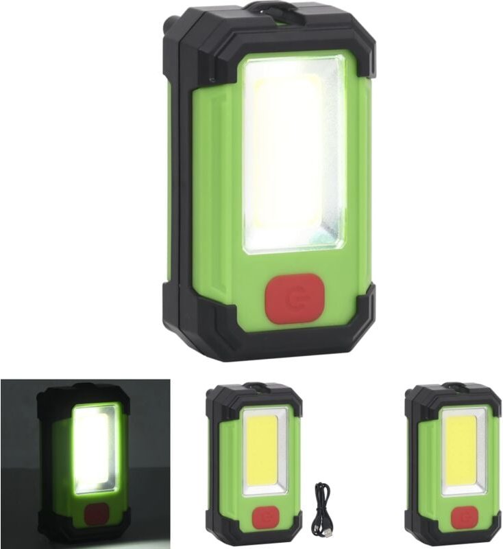 The Living Store - LED-Strahler Tragbar Solarbetrieben 7W Kaltweiß - Flutlichter & Spotleuchten - Mehrfarbig